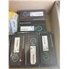 Image 3 : 10 ASSORTED SLIDING DOOR HANDLE SETS. ASSORTED COLORS AND STYLES