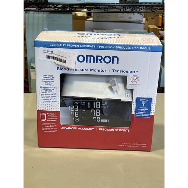 OMRON BLOOD PRESSURE MONITOR
