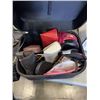 Image 2 : TOTE OF ASSORTED SHOES AND PURSES