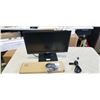 Image 1 : DELL OPTIPLEX 3060 SMALL FORM FACTOR COMPUTER WITH MONITOR, KEYBOARD AND MOUSE, UNKNOWN CONDITION