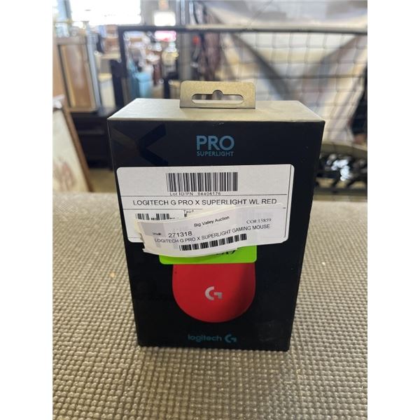 LOGITECH G PRO X SUPERLIGHT GAMING MOUSE - TESTED WORKING, RETAIL $189