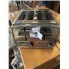 Image 1 : AS NEW HAMILTON BEACH 4 SLICE MODERN CHROME TOASTER - TESTED WORKING