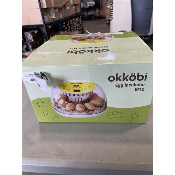 OKKOBI EGG INCUBATOR MODEL M12