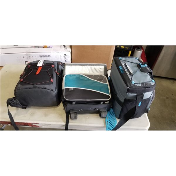 3 COOLER BAGS