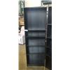 Image 2 : PAIR OF 70" BLACK IKEA BOOKSHELVES