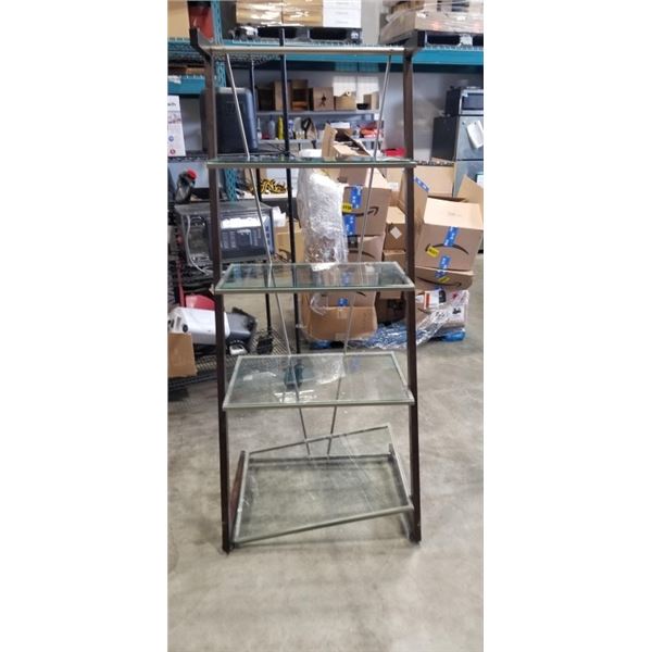 MODERN 6FT GLASS DISPLAY SHELF
