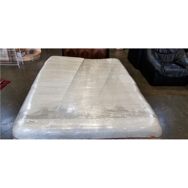 AS NEW DOUGLAS QUEENSIZE ALPINE MATTRESS