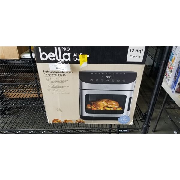 BELLA PRO 12.6QT DIGITAL AIR FRYER OVEN - TESTED WORKING, RETAIL $299