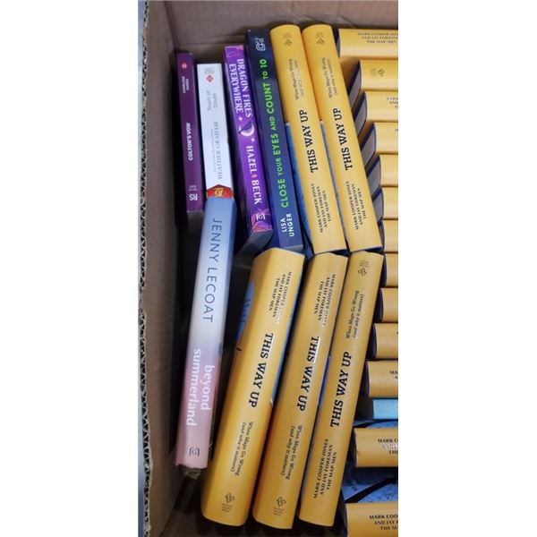 19 COPIES OF "THIS WAY UP" BY MARK COOPER-JONES AND 6 OTHER ASSORTED BOOKS
