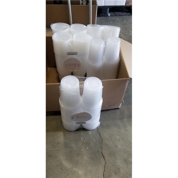 KITCHX 5 PACK - DELI FOOD STORAGE CONTAINERS WITH AIRTIGHT LIDS