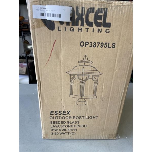 NEW OUTDOOR POST LIGHT