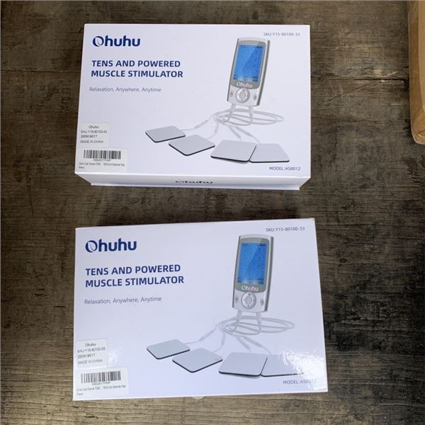 TWO NEW OHUHU TENS AND POWERED MUSCLE STIMULATORS