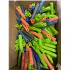 Image 2 : 2 TRAYS OF ASSORTED NERF GUNS AND BULLETS