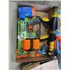 Image 3 : 2 TRAYS OF ASSORTED NERF GUNS AND BULLETS