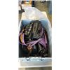 Image 1 : TOTE OF ASSORTED PURSES AND BAGS, AND NEW STUFFED ANIMALS INCLUDING TY'S