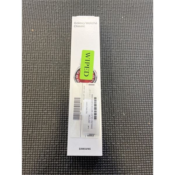 SAMSUNG GALAXY WATCH6 CLASSIC 43MM BLUETOOTH SMARTWATCH - TESTED WORKING, RETAIL $549