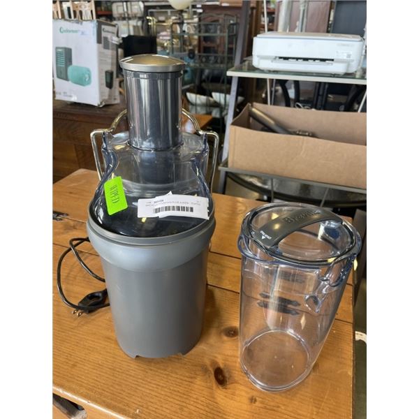 AS NEW BREVILLE FOUNTAIN COLD JUICER - TESTED WORKING, RETAIL $269