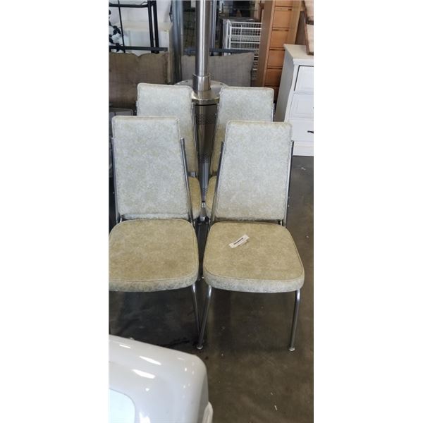 SET OF 4 RETRO DINING CHAIRS