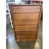 Image 1 : OAK HIGHBOY DRESSER WITH 6 DRAWERS