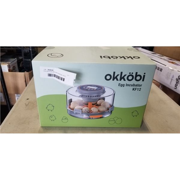 OKKOBI EGG INCUBATOR MODEL KF12
