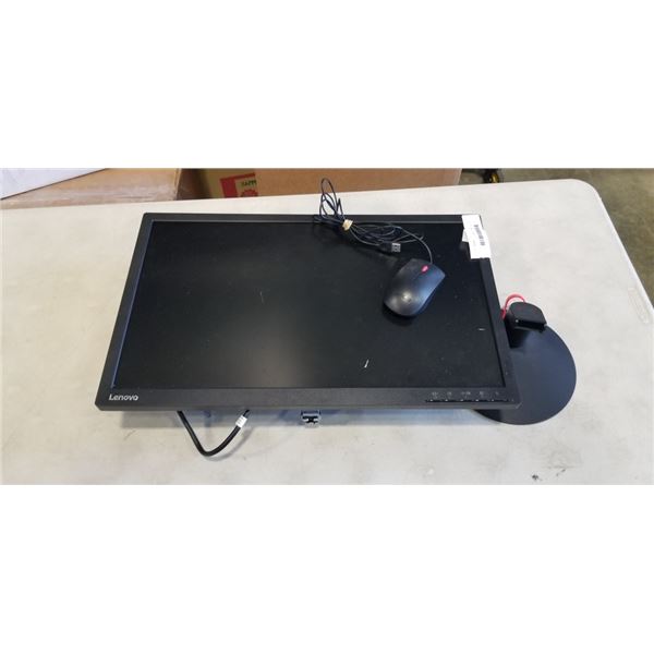 DELL OPTIPLEX 3070 SMALL FORM FACTOR COMPUTER WITH LENOVO MONITOR, UNKNOWN CONDITION