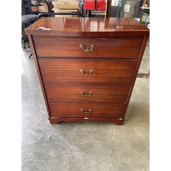 VINTAGE MAHOGANY HIGH BOY DRESSER