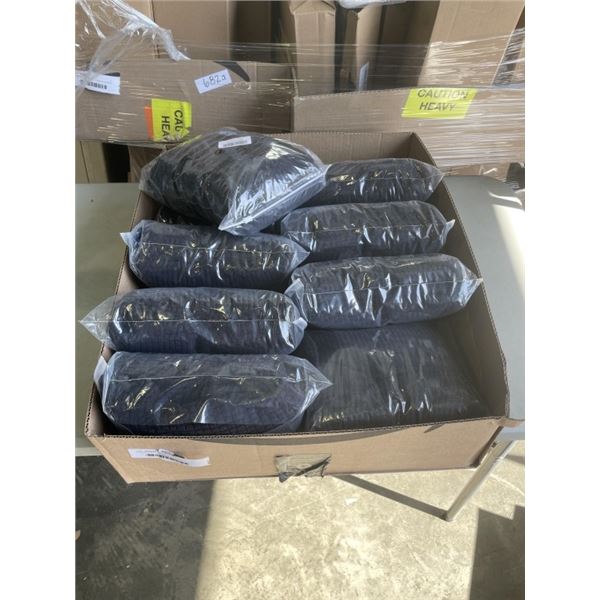 9 NEW BLACK CHAIR COVERS