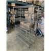 Image 2 : METAL CHROME RACK 48" X 18" X 73". 6 SHELVES