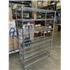 Image 3 : METAL CHROME RACK 48" X 18" X 73". 6 SHELVES