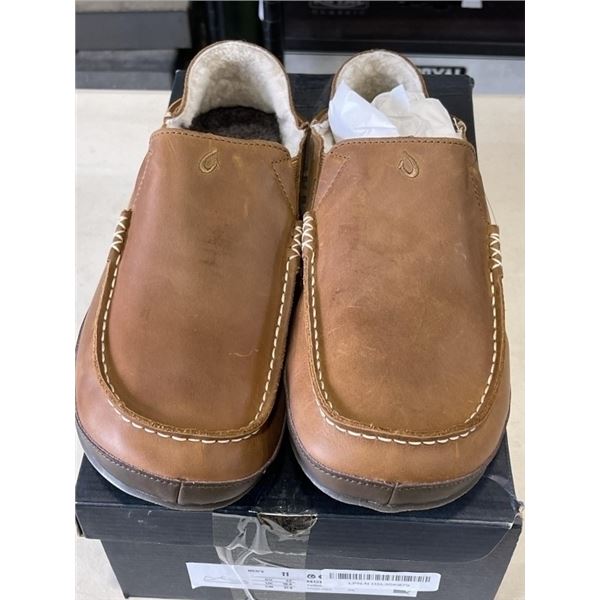 NEW OLUKAI MOLOA SLIPPER TOFFEE / DK WOOD  SIZE MENS 11