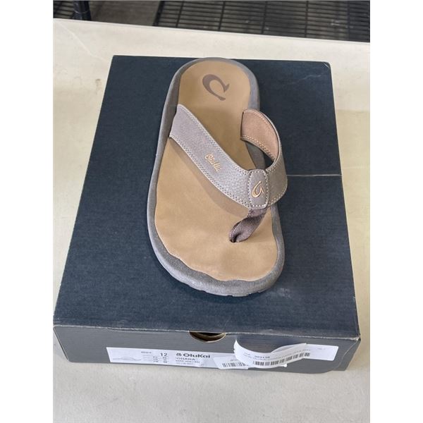 NEW OLUKAI OHANA DARK JAVA /RAY  MENS SIZE 12