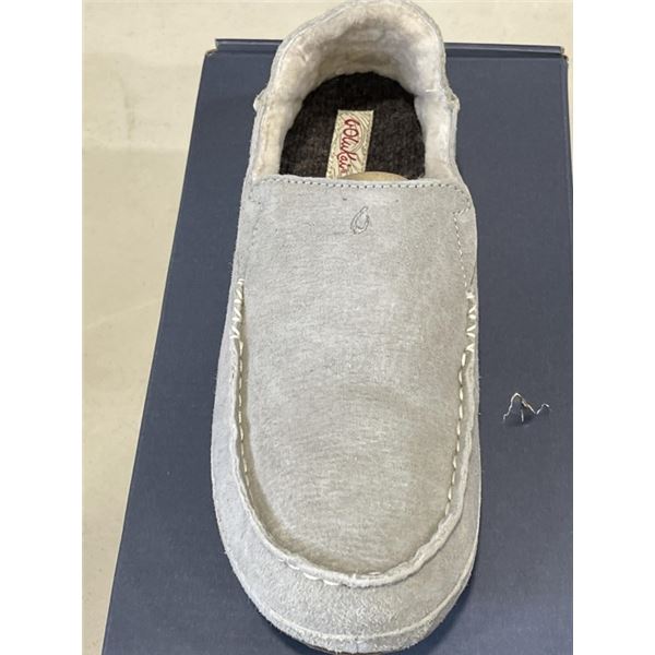 NEW OLUKAI NOHEA SLIPPER PALE GREY / PALE GREY SIZE WOMENS 11