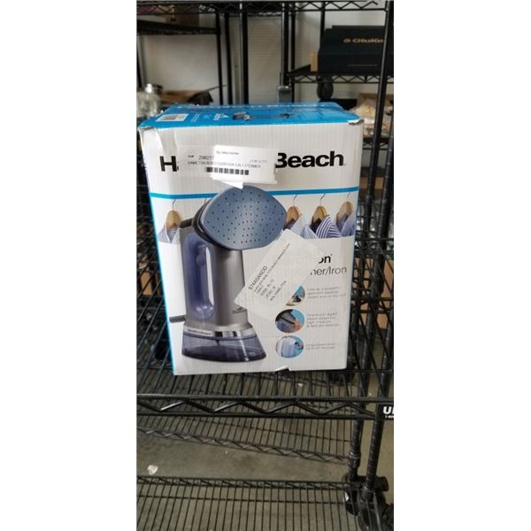 HAMILTON BEACH DURATHON 3-IN-1 STEAMER AND IRON - TESTED WORKING, RETAIL $109