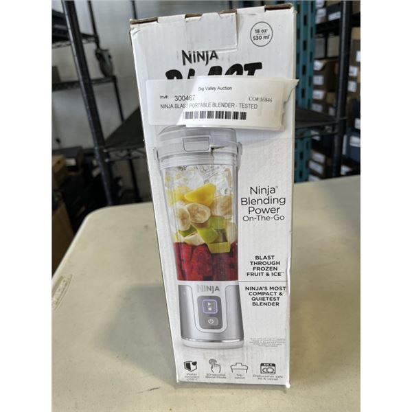 NINJA BLAST PORTABLE BLENDER - TESTED WORKING