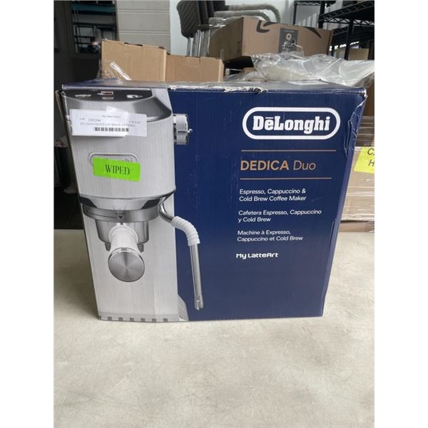 DE'LONGHI DEDICA DUO MANUAL ESPRESSO MACHINE - TESTED WORKING, RETAIL $349
