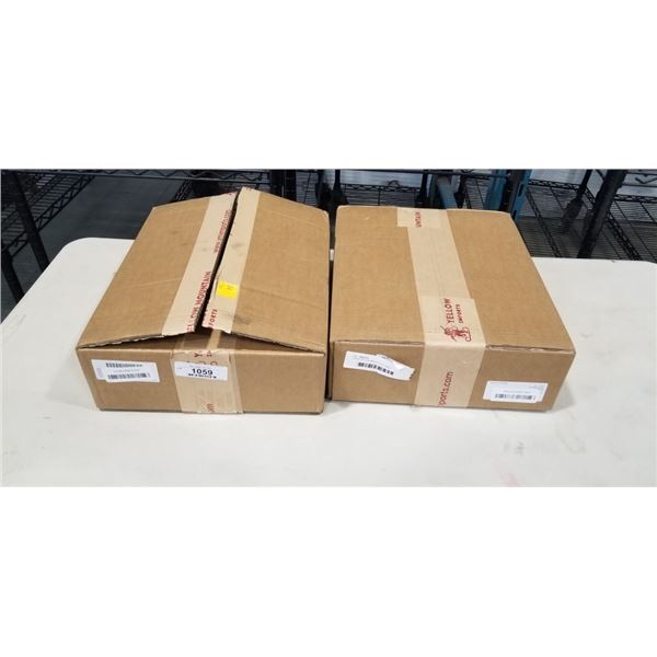 2 NEW YELLOW MOUNTAIN CASED MAHJONG SETS