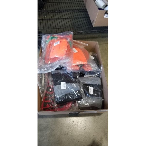 ASSORTED AMAZON OVERSTOCK TOQUES, SCARF SETS ETC