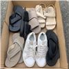 Image 1 : BOX OF SIZE 9 RUNNERS AND SUMMER FOOTWEAR