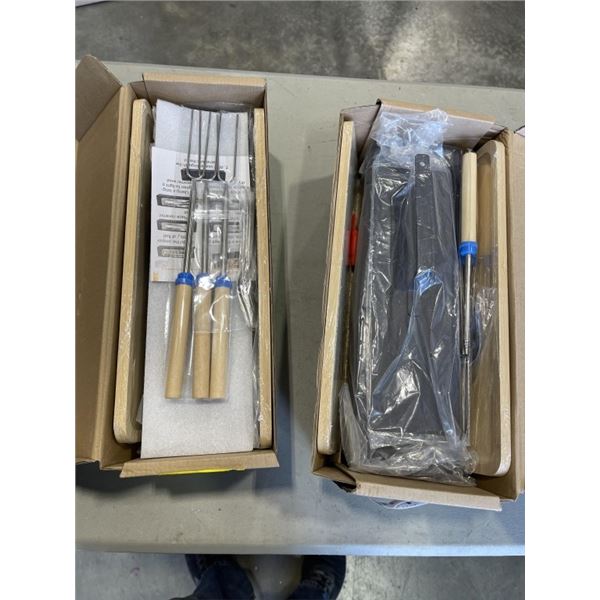 2 NEW INDOOR OUTDOOR TABLE TOP FIREPLACES