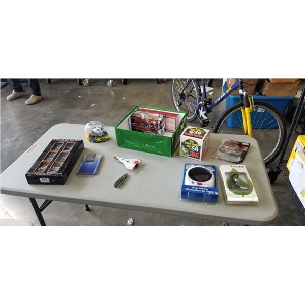 ASSORTED NEW ITEMS INCLUDING HARLEY DAVIDSON COLLECTIBLES