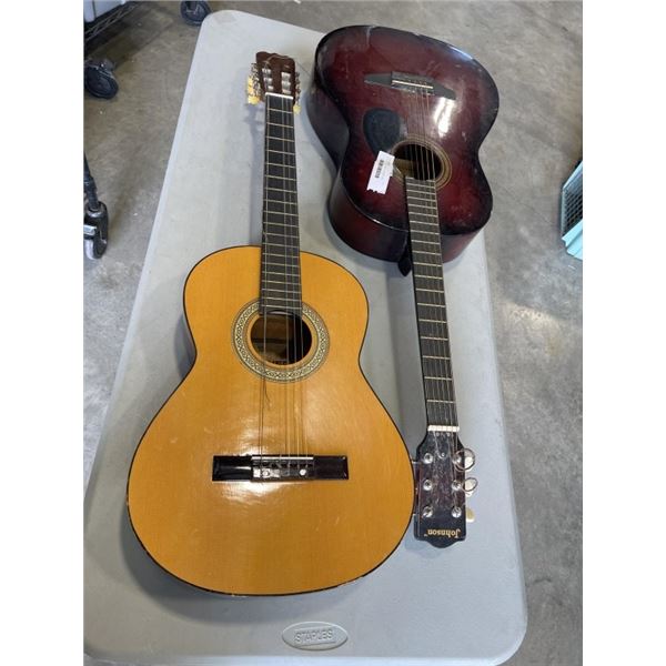 2 ACCOUSTIC GUITARS - HONNER AND JOHNSON