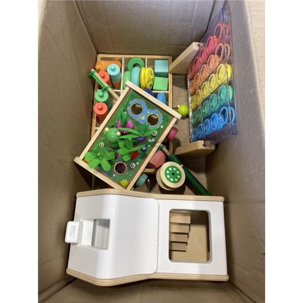 ASSORTED KIDS WOODEN TOYS