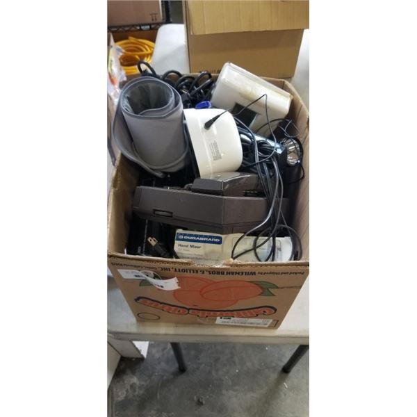 BOX OF ASSORTED ELECTRONICS
