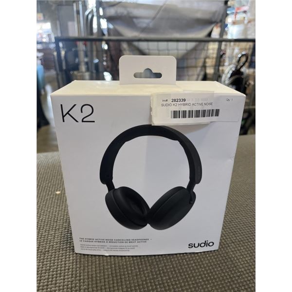 SUDIO K2 HYBRID ACTIVE NOISE CANCELLING WIRELESS BLUETOOTH HEADPHONES