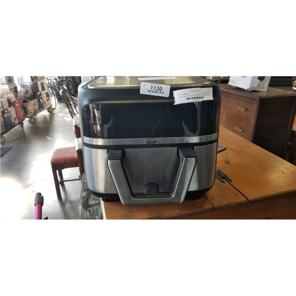 AS NEW BELLA PRO 8.5L FLEX DUAL ZONE TOUCHSCREEN AIR FRYER - TESTED WORKING, RETAIL $349