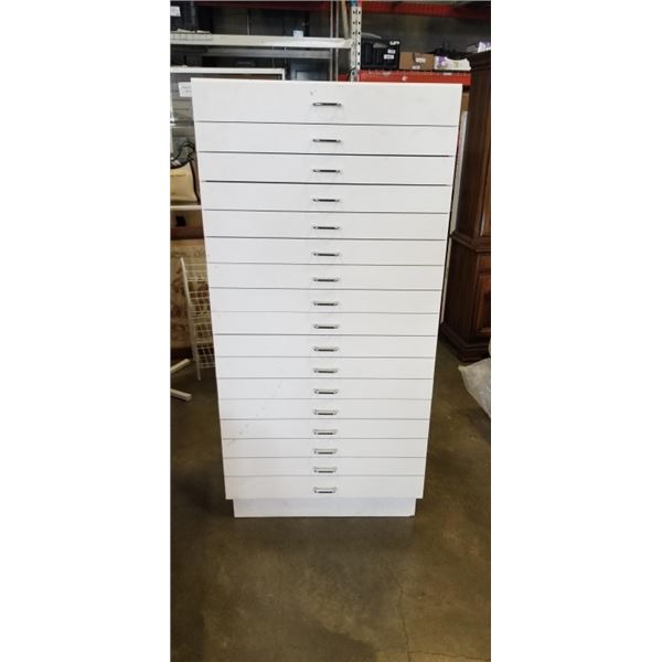 WHITE ORAGNIZER CABINET