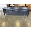 Image 1 : 6FT BLACK MEDIA CONSOLE