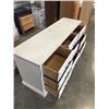 Image 3 : WHITE 9 DRAWER DRESSER