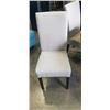 Image 2 : ROUND DIINING TABLE WITH 4 GREY FABRIC CHAIRS