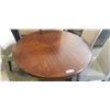 Image 4 : ROUND DIINING TABLE WITH 4 GREY FABRIC CHAIRS